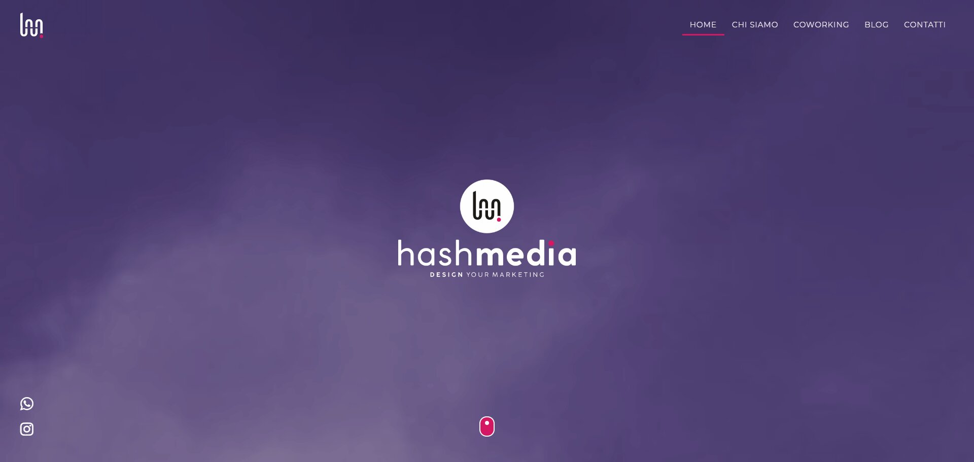 Hashmedia Agropoli: schermata 1 del sito