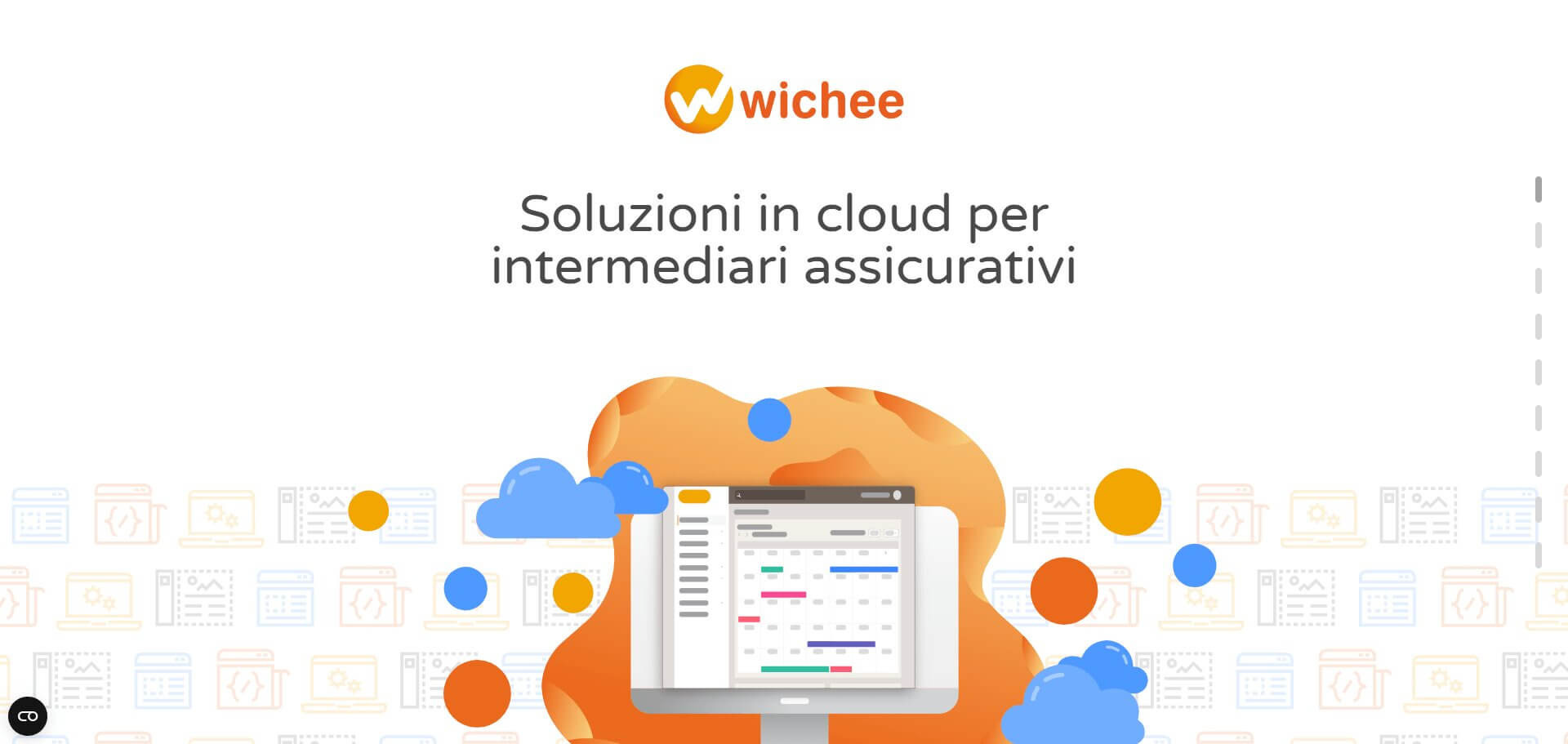 Wichee: schermata 1 del sito