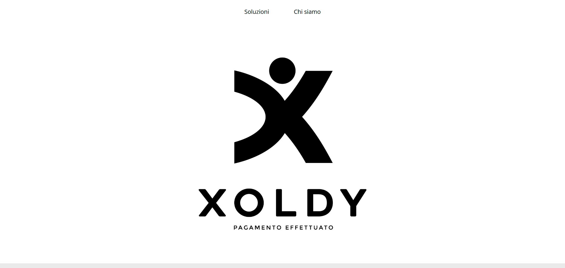 Xoldy: schermata 1 del sito